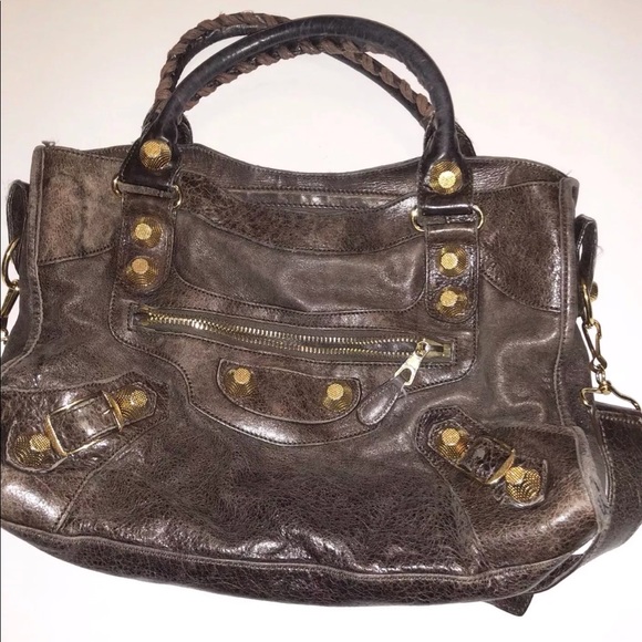 Auth BALENCIAGA THE GIANT CITY Editors 2way Purse - Picture 3 of 8